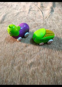 Cute Veggie & Fruit Pull-Back Toys