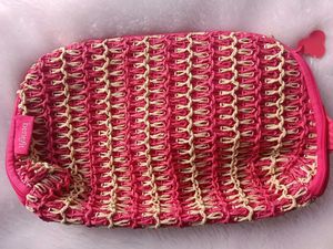 Benefit Pink Woven pouch ♥️💕