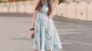 Boho Paisley Print Summer Dress