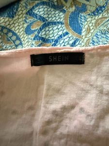 Charming Pink Embroidered Button-Down Dress