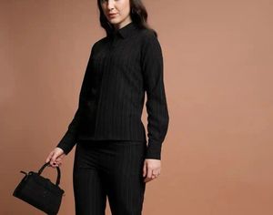 Chic Black Striped shirt