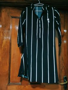 Black Short Kurta Cum Dress