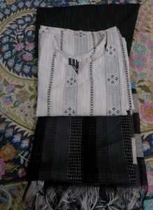 READYMADE KURTI WITH PANT AND DUPATTA SET