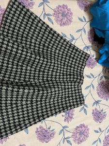 Woolen Flared Skirt