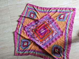 Kaftan - Pink With Multi Colour Design