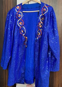 Sparkling Blue Sequin jacket