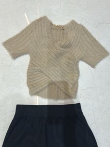 Cozy Top &amp; Midi Skirt Set
