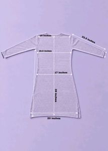 LIGHT GREY LAVENDER V-NECK LONG SLEEVE BODYCON
