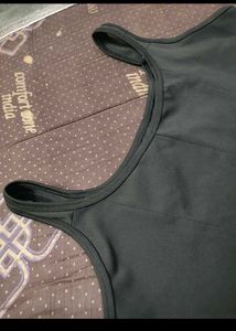 Chic Black Corset Crop Top