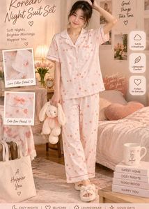 (NEW) Cute Korean Style Pajama Set