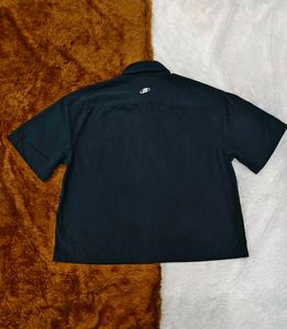 NEW Bonkers Navy Blue Short Sleeve Shirt