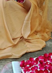Elegant creme Silk dress