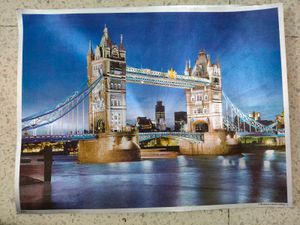Set of 5 Metallic art posters