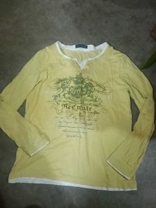 📣COMBO❗❗Yellow Long Sleeve Graphic Top