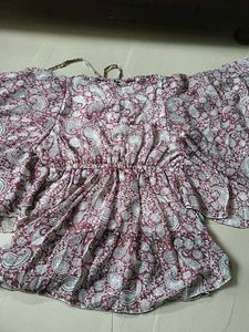 Boho Paisley Print Tunic Top