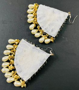 Fancy Party Wear Have Long Size Earrings All' Colo