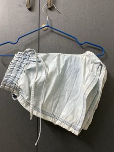 Light Wash Denim Shorts