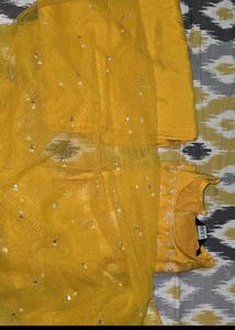 Yellow Kurta Set with Dupatta