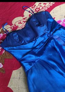 Stunning Blue High-Low Dress