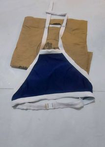 Blue & White Sports Bra