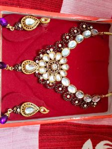 Stunning Ethnic Necklace and Earring Set