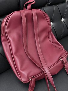 Cute Berry Backpack with Bear &amp; "It's Mine"
