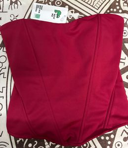 Stunning Red Corset Top