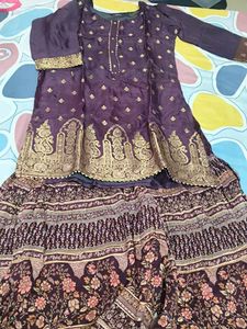 3 piece sharara