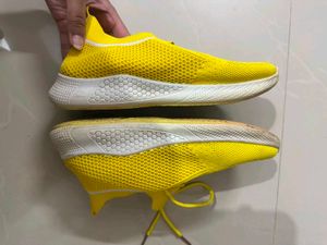 Vibrant Yellow Sneakers