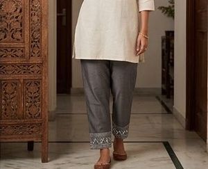 Stylish Grey Palazzos