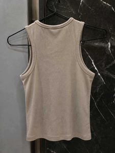 🤍 Combo of Ribbed Tank Top – 2 Pieces