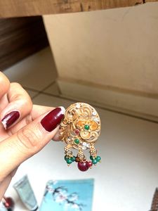 Oxidized Silver Jhumka Earrings