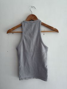 Grey Racerback Tank Top