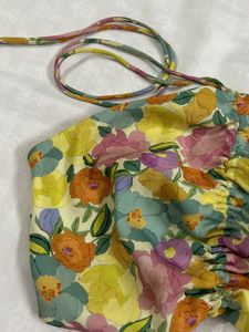 ZARA  FLORAL BIKINI TOP