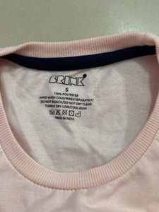 Winter light pink sweater