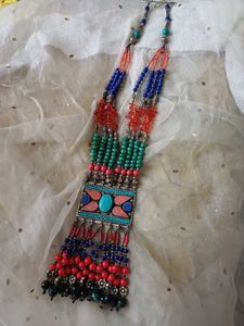 Nepalese Boho Beaded Statement Necklace