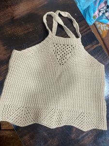 Crochet Halter Tank Top