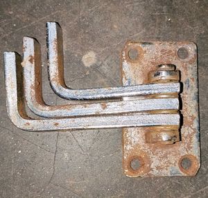 Aluminium Wall Mount Shelf &amp; Steel Cloth Hanger.
