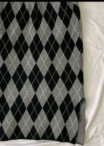 Argyle Knit Skirt