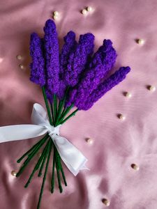 Set Of 6 Crochet Lavenders🪻 With Surprise Freebie