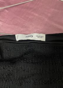 MANGO textured Midi Dress