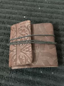 Antique Embossed Pure Leather pocket dairy
