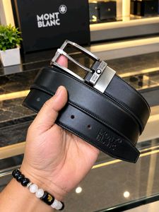 Mont Blanc Reversible Leather Belt