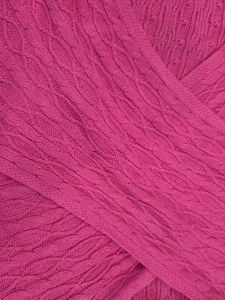Chic Pink Cropped Wrap Sweater