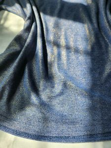 Shimmery Blue Top