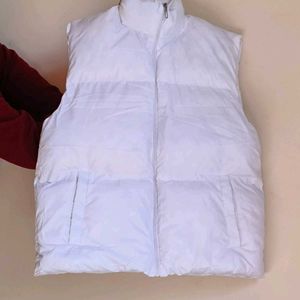 White puffer jacket