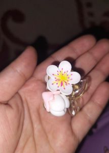 Cute small Flower Hair Claw Clips