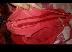 Coral 👜 Large Capacity HandBag Peach Orange Pink