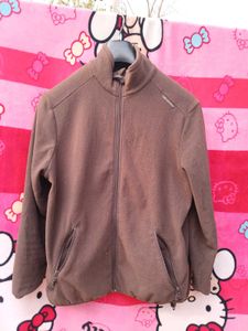 Brown Fleece Jacket - Cozy & Warm