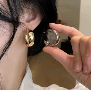 Chunky Gold Hoop Earrings